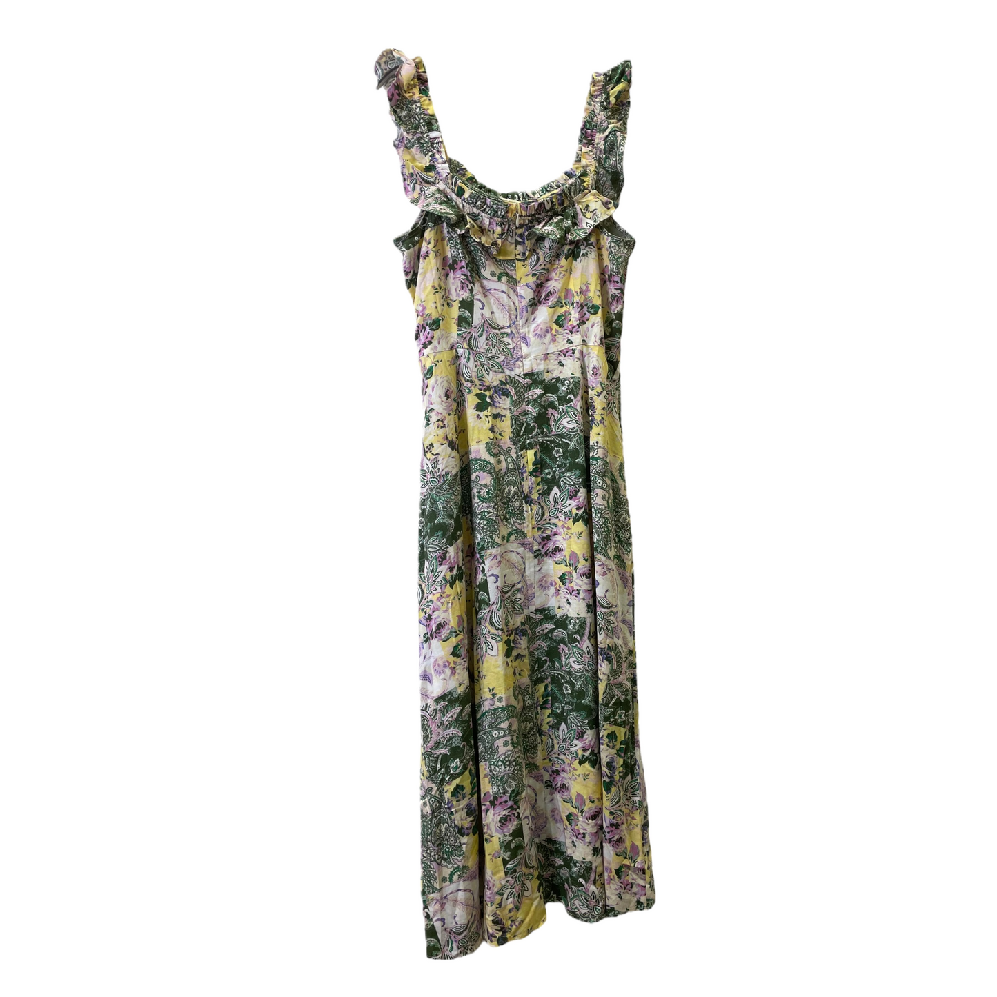 Floral Print Dress Casual Midi By Loft, Size: S