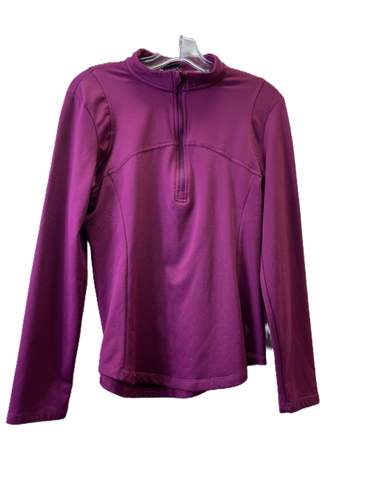 Athletic Jacket By Spyder In Purple, Size: M