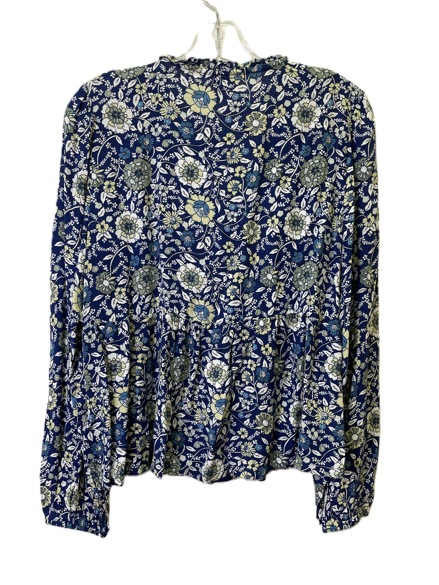 Top Long Sleeve By Lucky Brand In Blue, Size: S