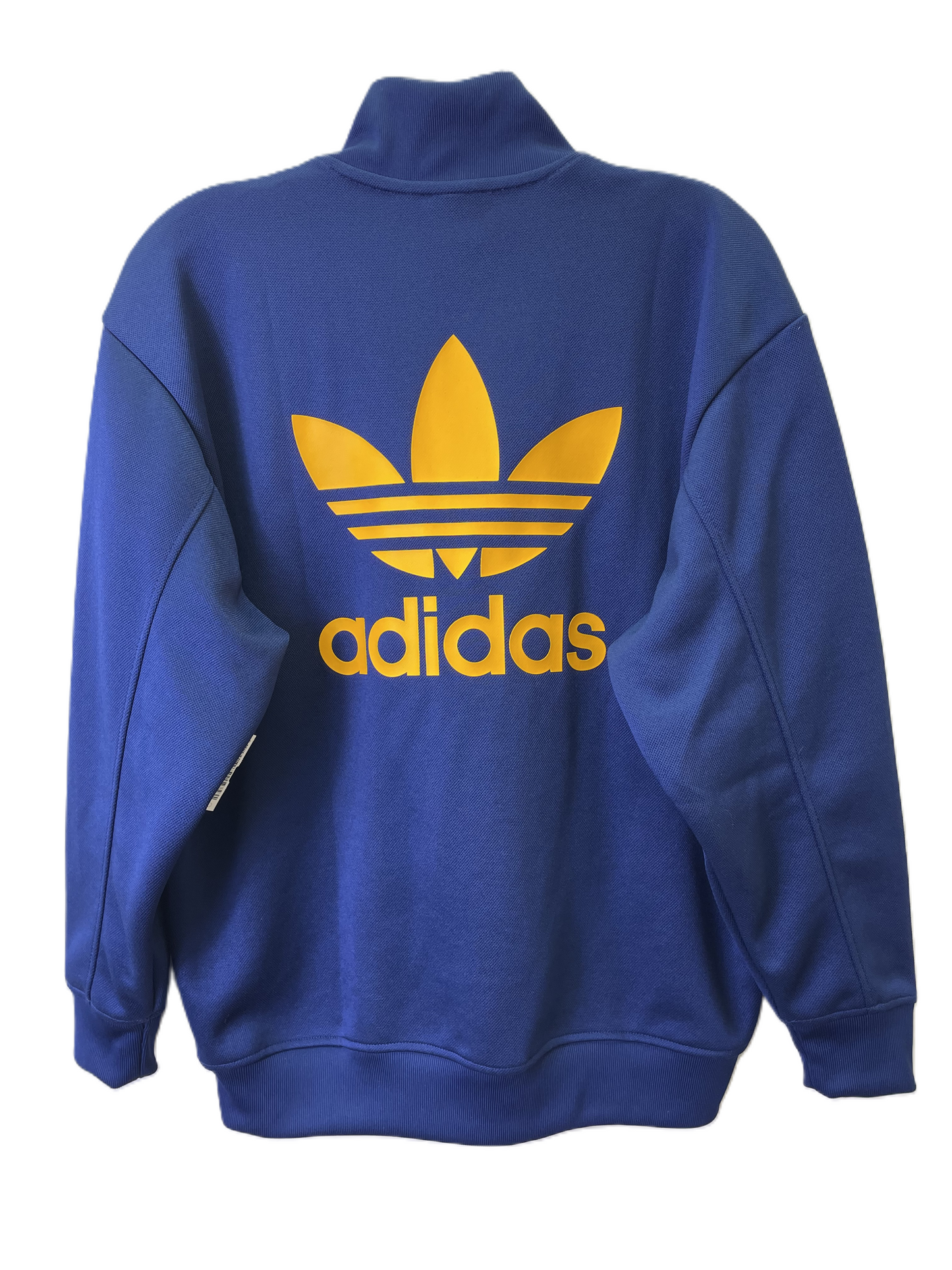 Athletic Top Long Sleeve Collar By Adidas In Blue, Size: Xs