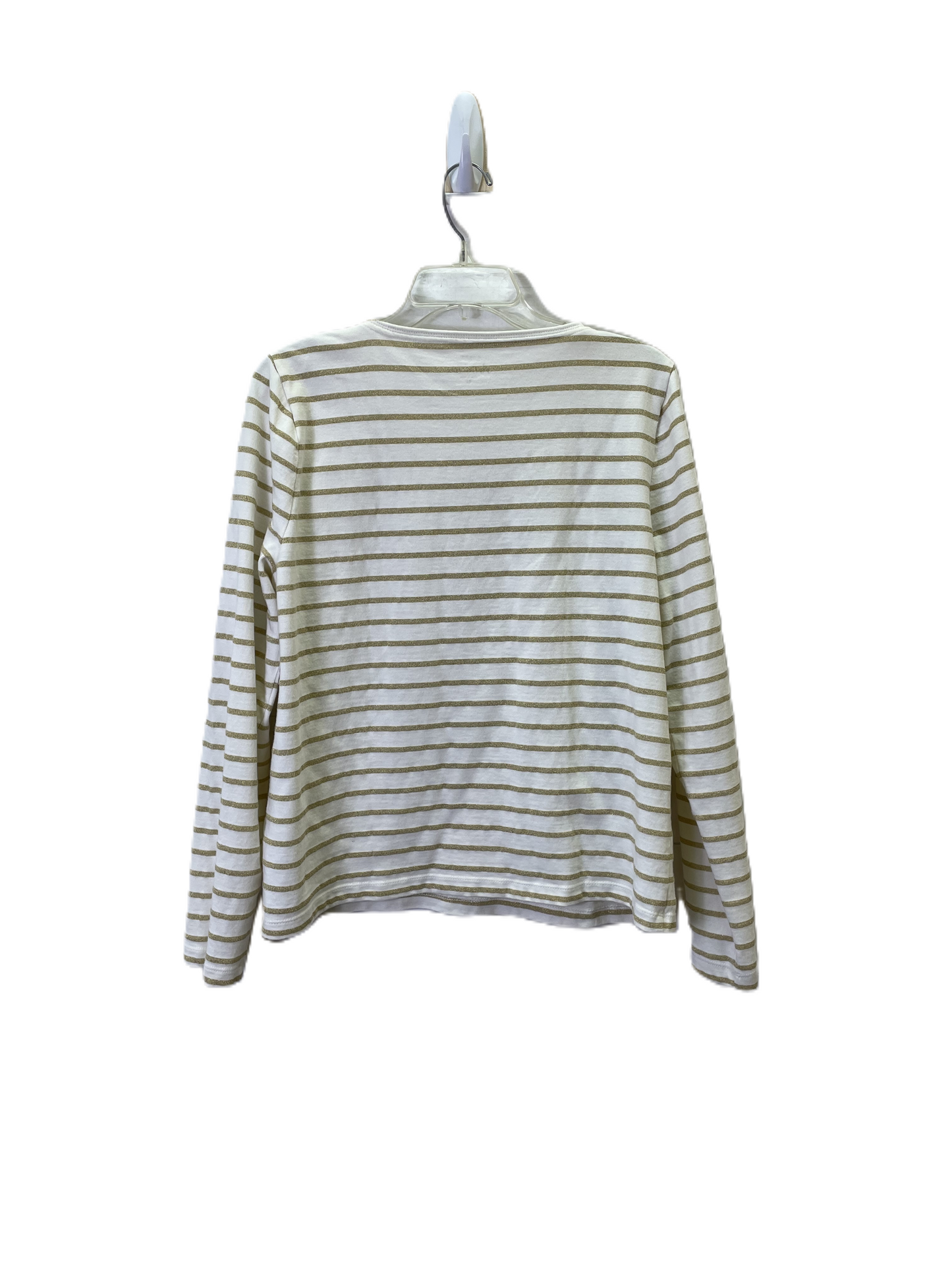 Top 3/4 Sleeve By J. Crew In Cream, Size: Xl