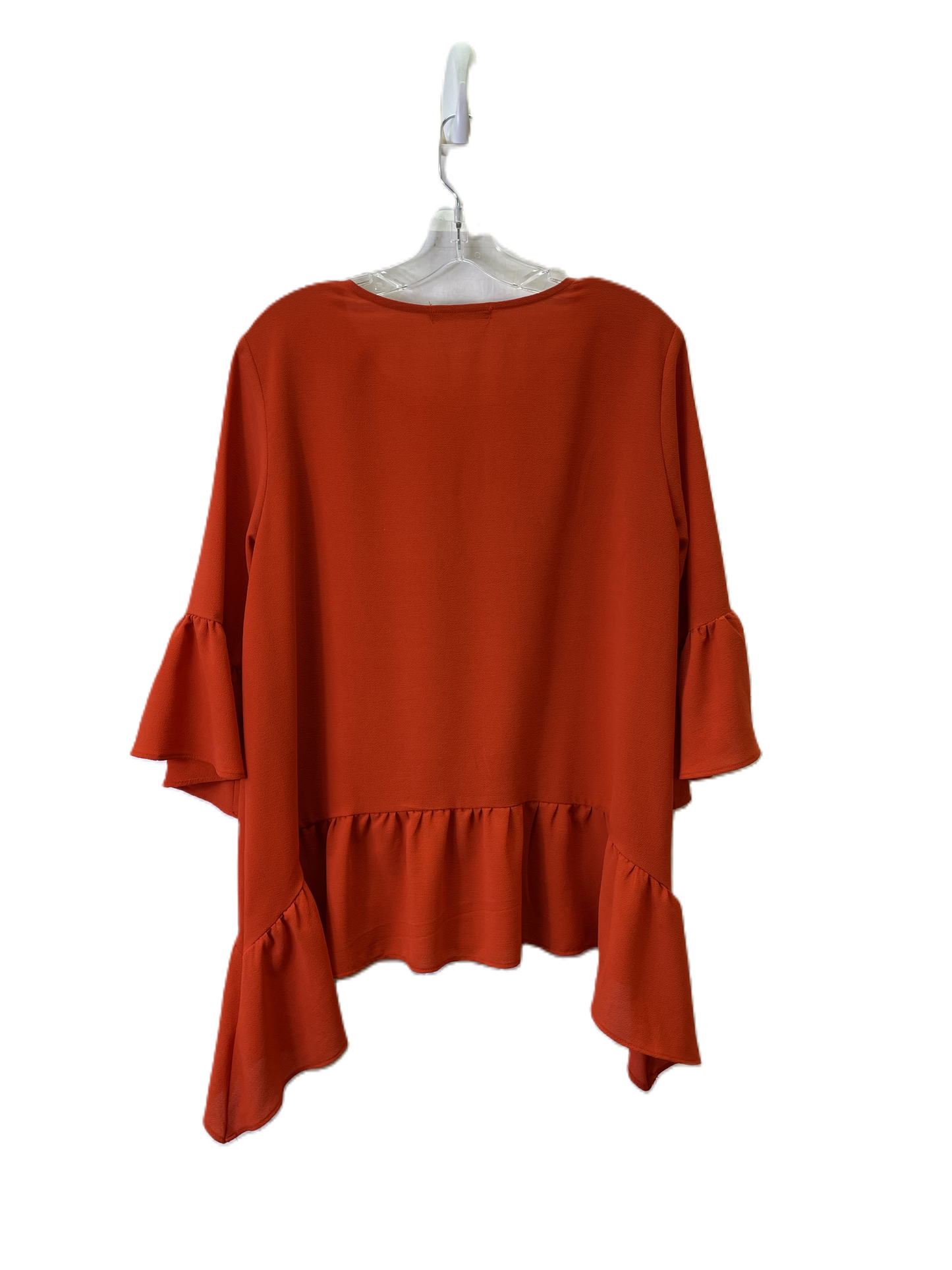 Top 3/4 Sleeve By Gibson In Red, Size: L