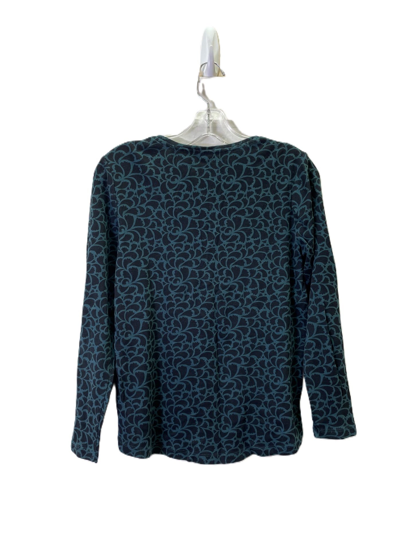 Top Long Sleeve By Chicos In Teal, Size: M