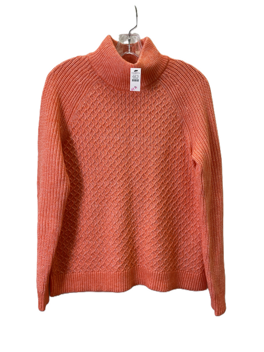 Sweater By Talbots In Orange, Size: M