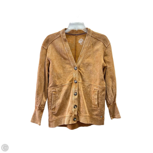 Cardigan By Pilcro In Yellow, Size: Xxs