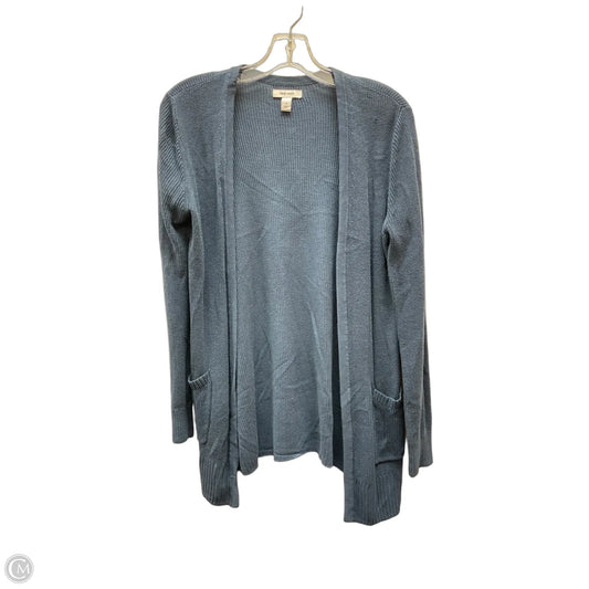 Sweater Cardigan By Nine West In Blue, Size: M