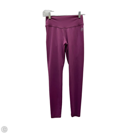 Athletic Leggings By Cmf In Maroon, Size: M