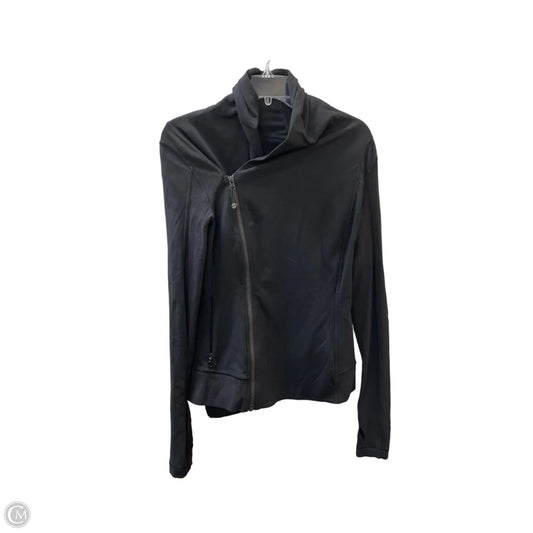 Athletic Jacket By Lululemon In Black, Size: S