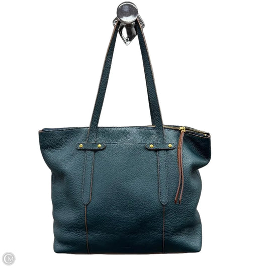 Handbag Leather By Fossil, Size: Large