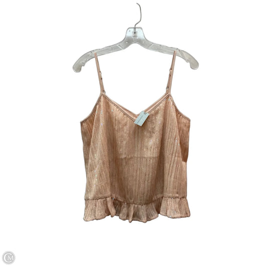 Top Sleeveless By Anthropologie In Pink, Size: Mp