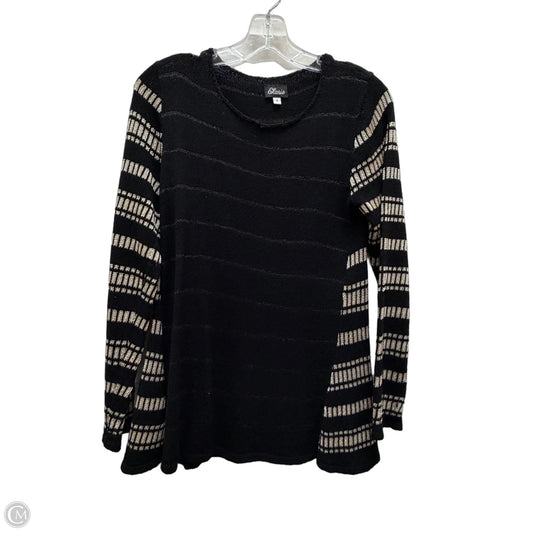 Sweater By elarnis In Black & Gold, Size: S