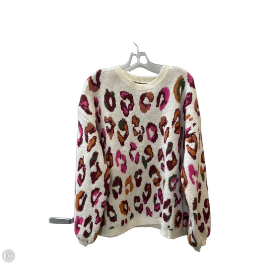 Sweater By Entro In Animal Print, Size: L