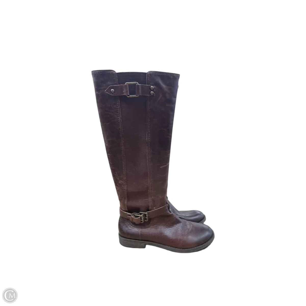 Boots Knee Flats By Bcbg In Brown, Size: 9