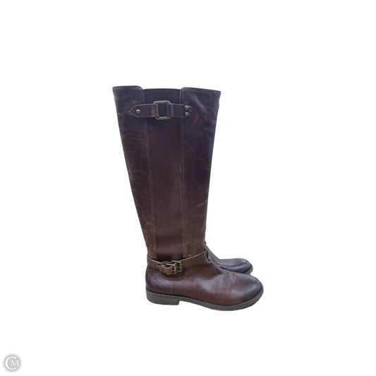 Boots Knee Flats By Bcbg In Brown, Size: 9