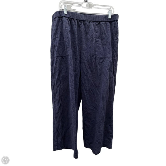 Capris By Eileen Fisher In Blue, Size: 16