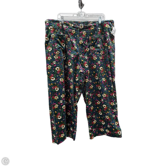 Pants Corduroy By Maeve In Floral Print, Size: 20