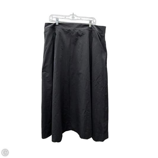 Skirt Midi By Boden In Black, Size: 22