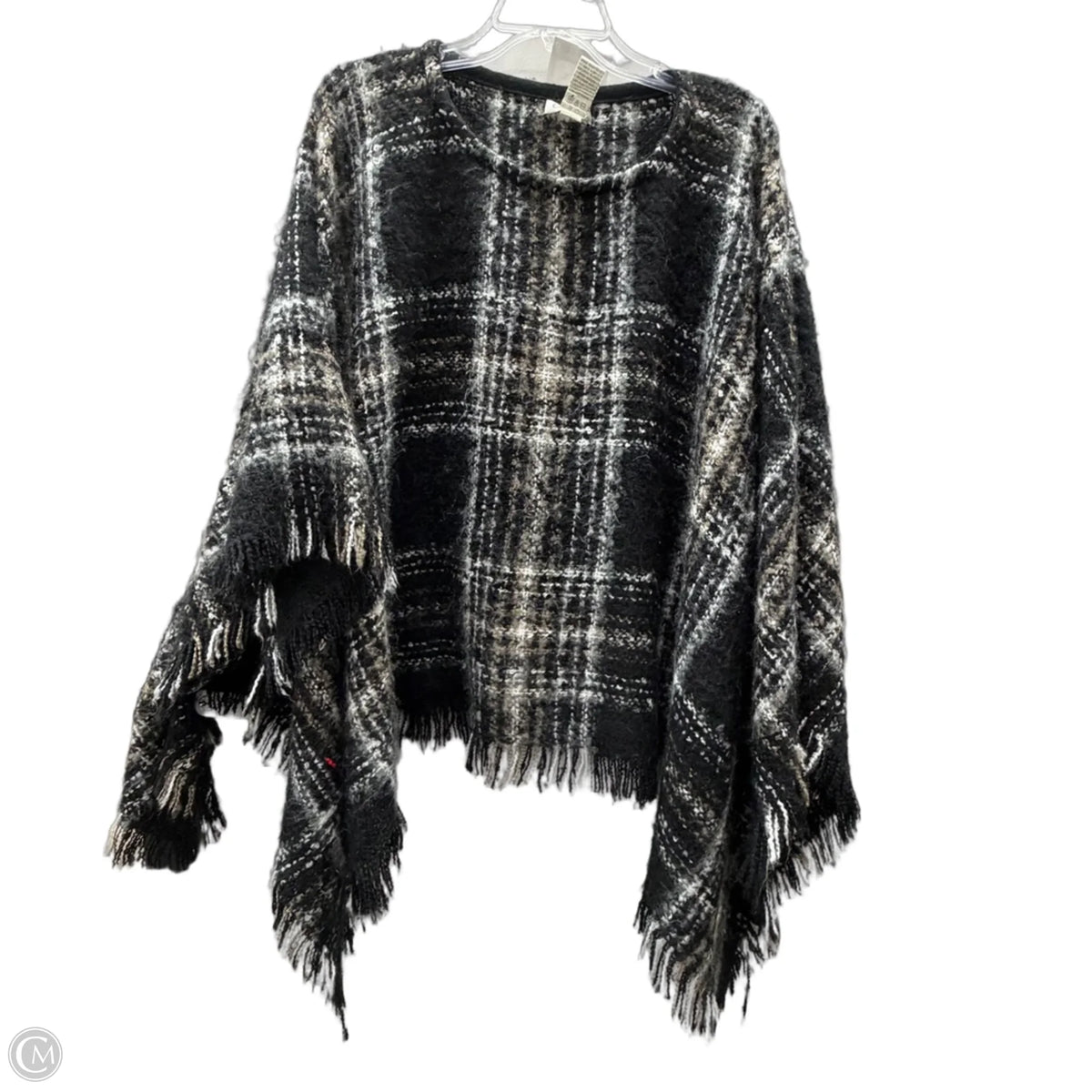 Poncho By Orvis In Black & White, Size: Osfm