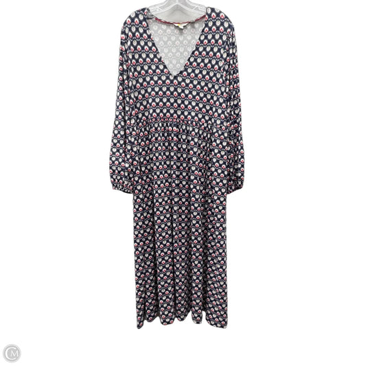 Dress Casual Maxi By Boden In Black & Red, Size: 2x