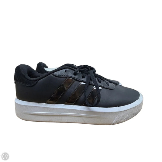 Shoes Athletic By Adidas In Black & White, Size: 8