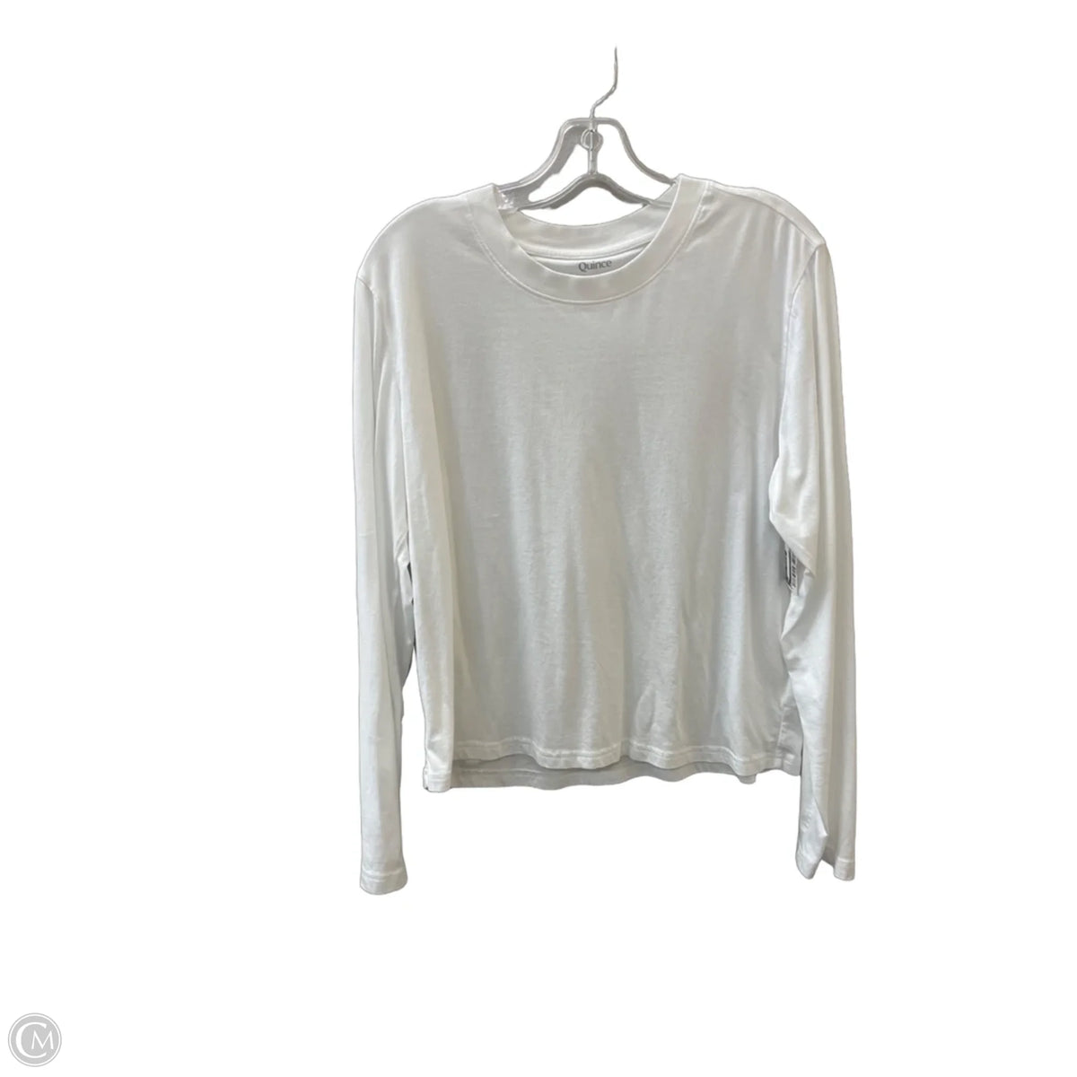 Top Long Sleeve Basic By Quince In White, Size: M