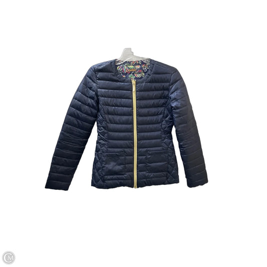 Jacket Designer By Lilly Pulitzer In Blue, Size: Xxs