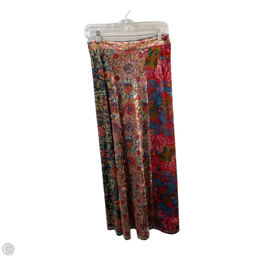 Skirt Maxi By Natural Life In Blue & Red, Size: 8