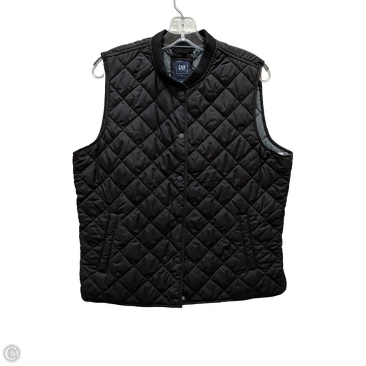 Vest Puffer & Quilted By Gap In Black, Size: Xl