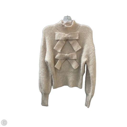 Sweater By Clothes Mentor In Cream, Size: M