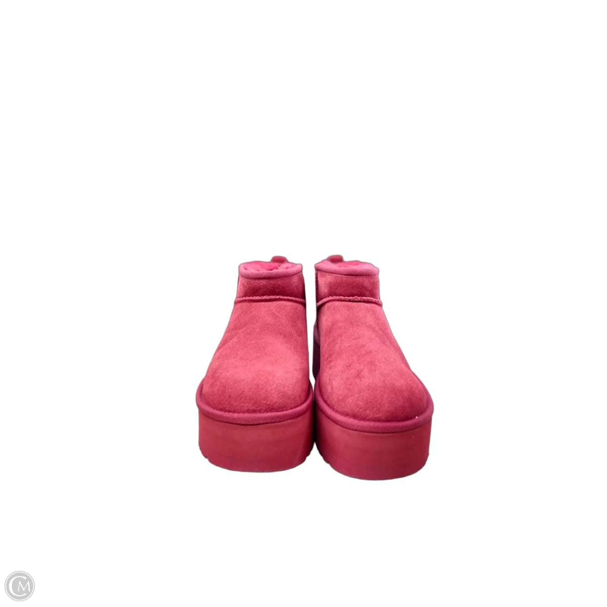 Boots Designer By Ugg In Red, Size: 7