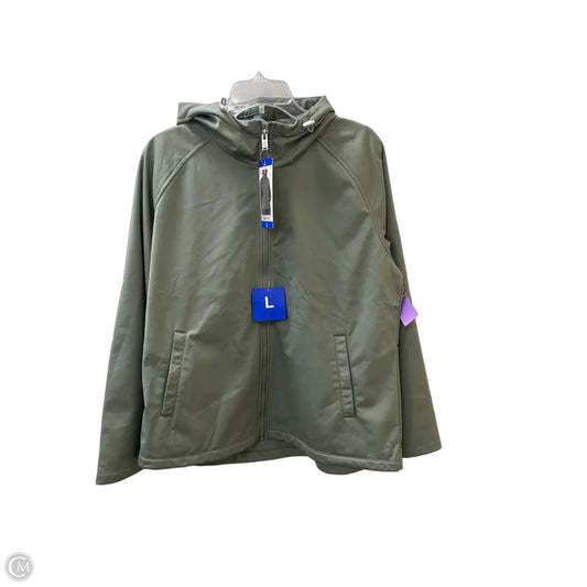 Athletic Jacket By 32 Degrees In Green, Size: L