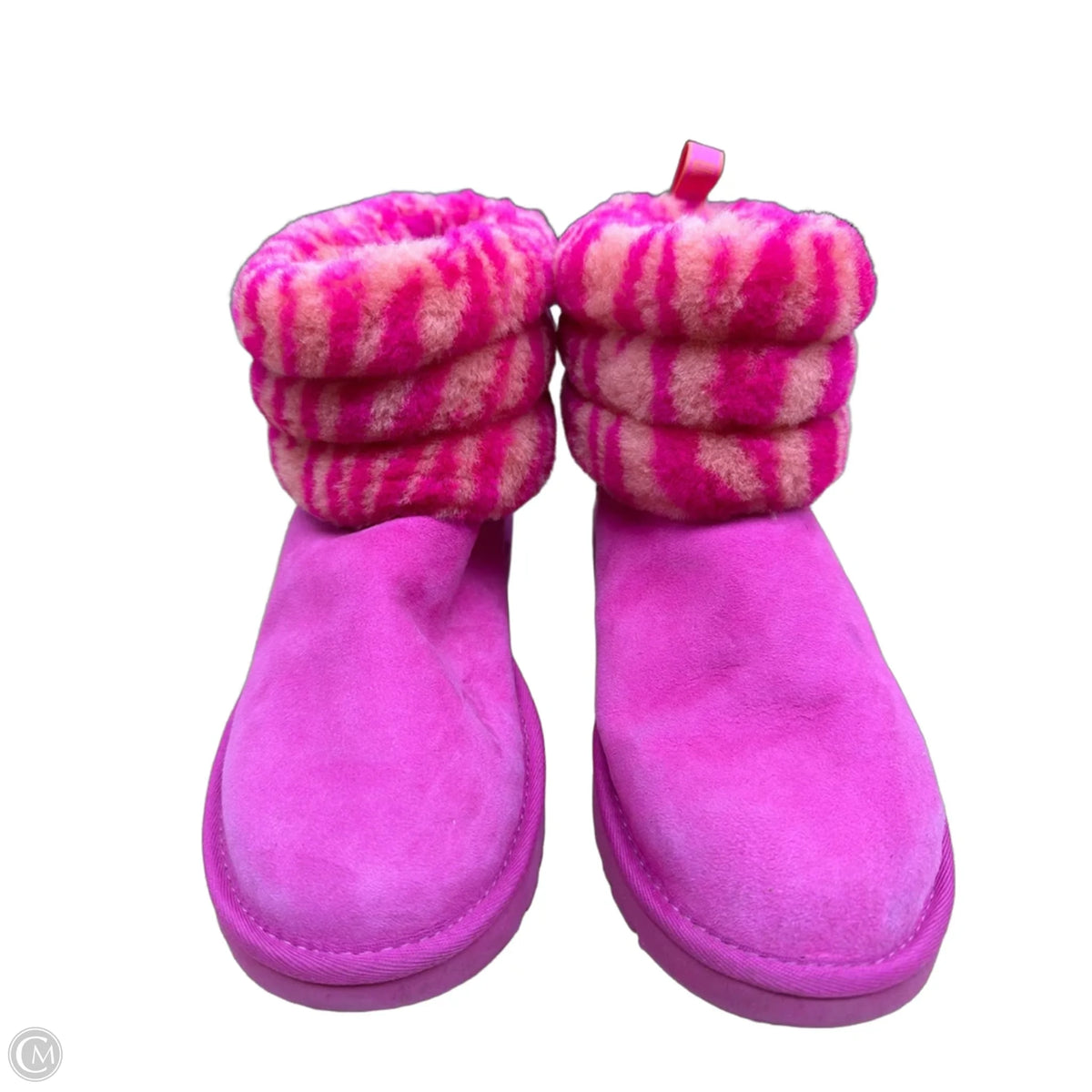 Boots Designer By Ugg In Pink, Size: 8