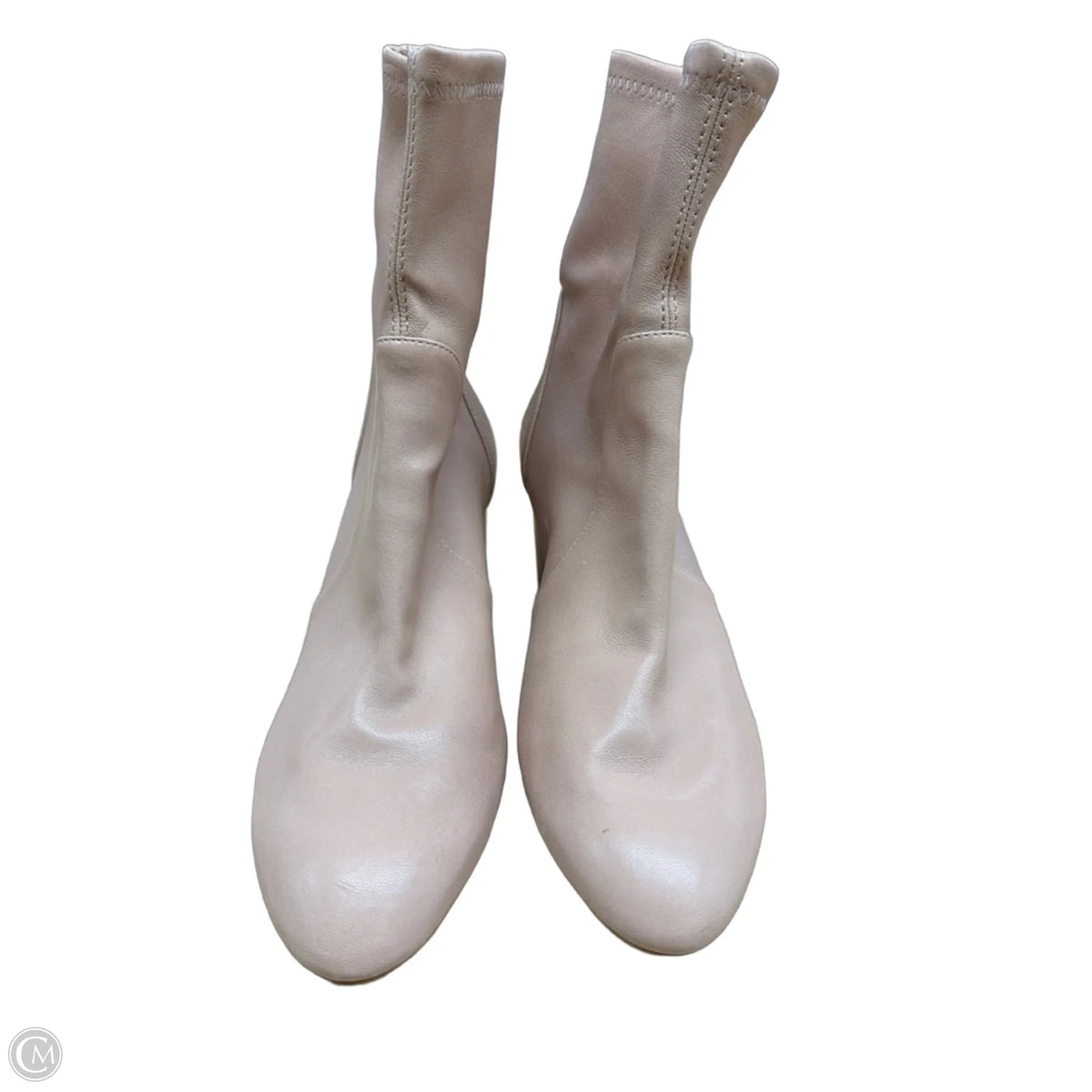 Boots Designer By Stuart Weitzman In Peach, Size: 7