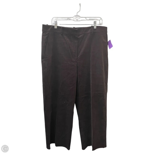Pants Corduroy By Theory In Brown, Size: 14