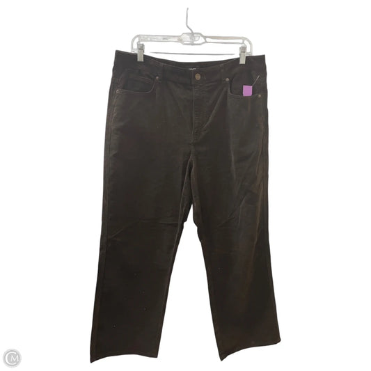Pants Corduroy By ME+EM In Brown, Size: 12