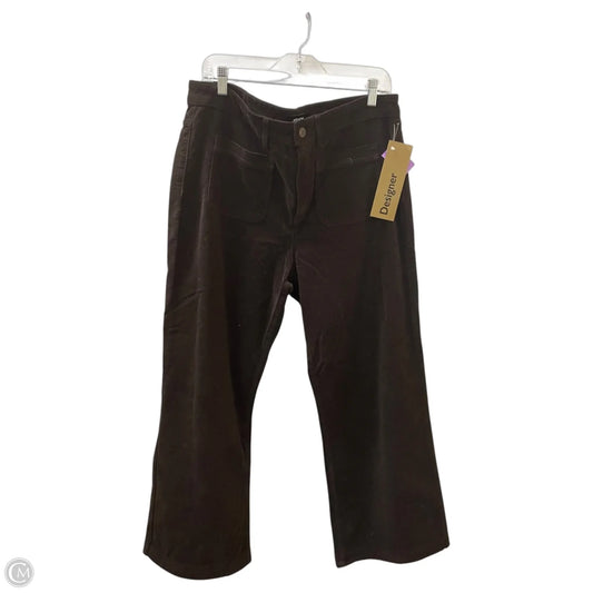 Pants Corduroy By ME+EM In Brown, Size: 12