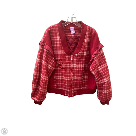 Jacket Other By Meugler In Red & White, Size: S