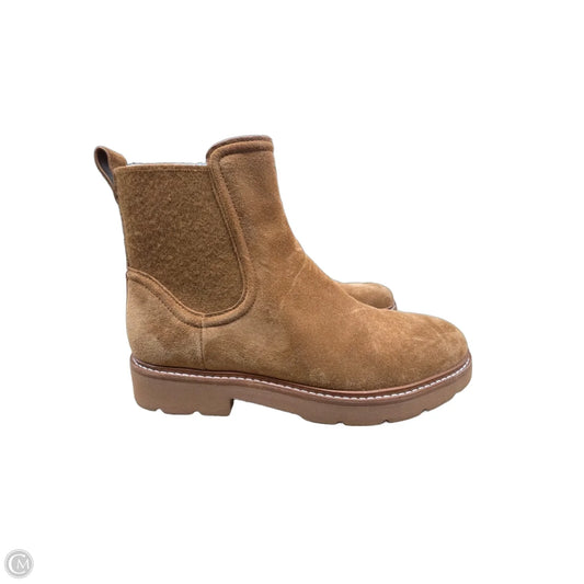 Boots Ankle Flats By Vince In Brown, Size: 7