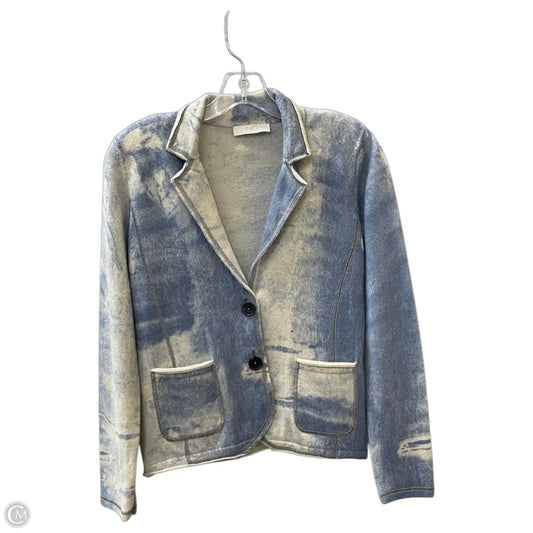 Blazer By Nice Connections In Blue & White, Size: S