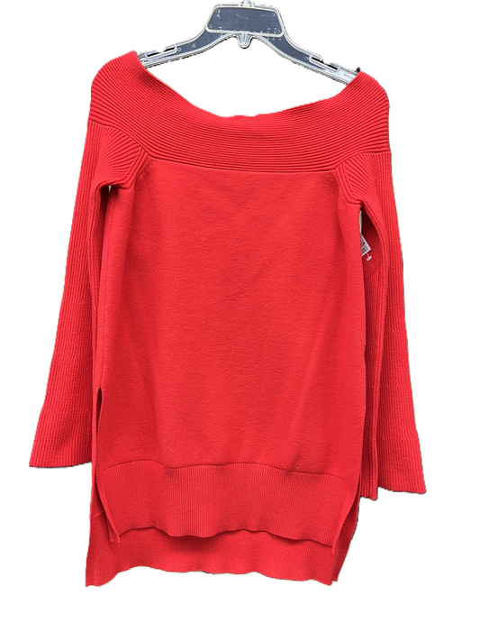 Sweater By Anthropologie In Red, Size: Xs