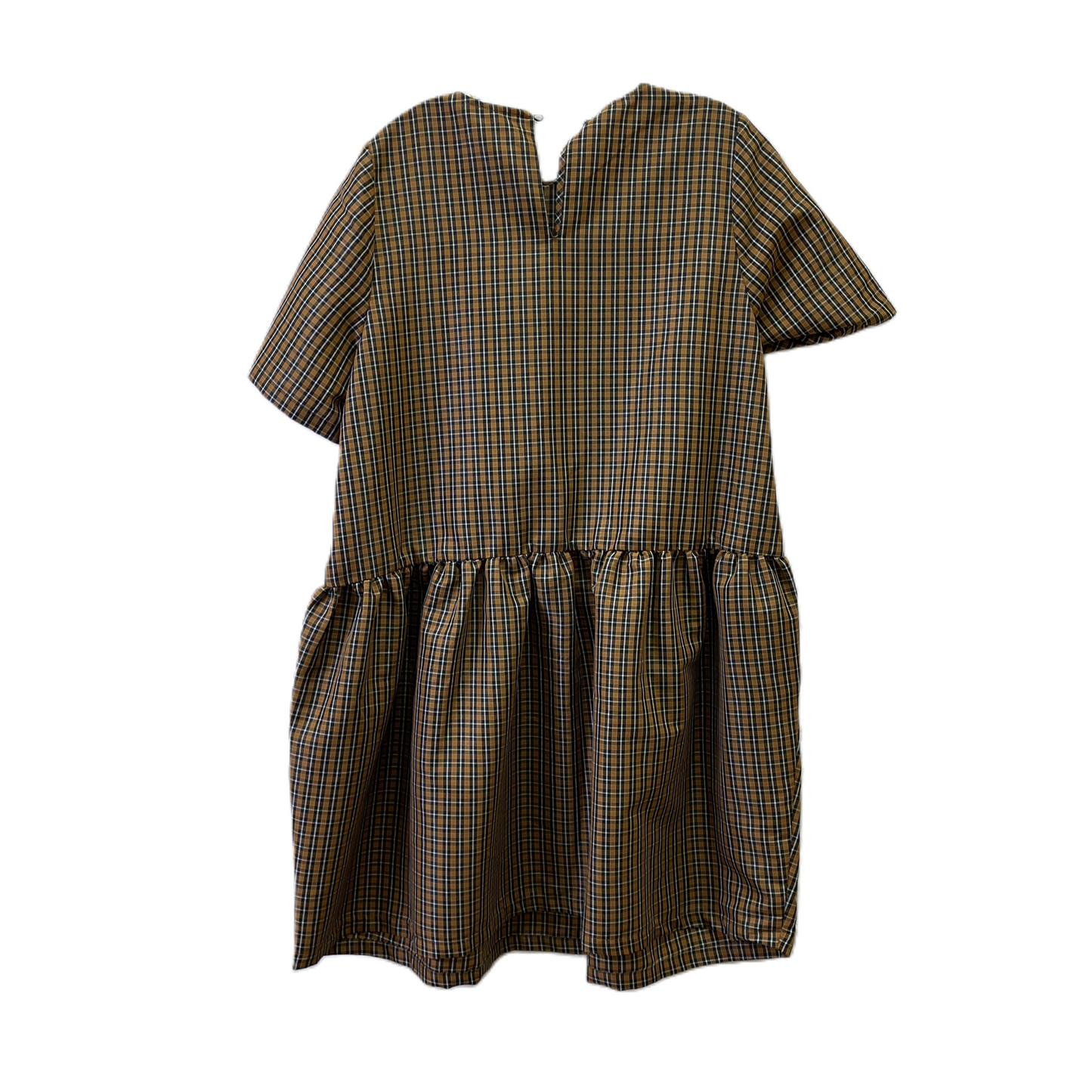 Dress Casual Midi By Levis In Plaid Pattern, Size: L