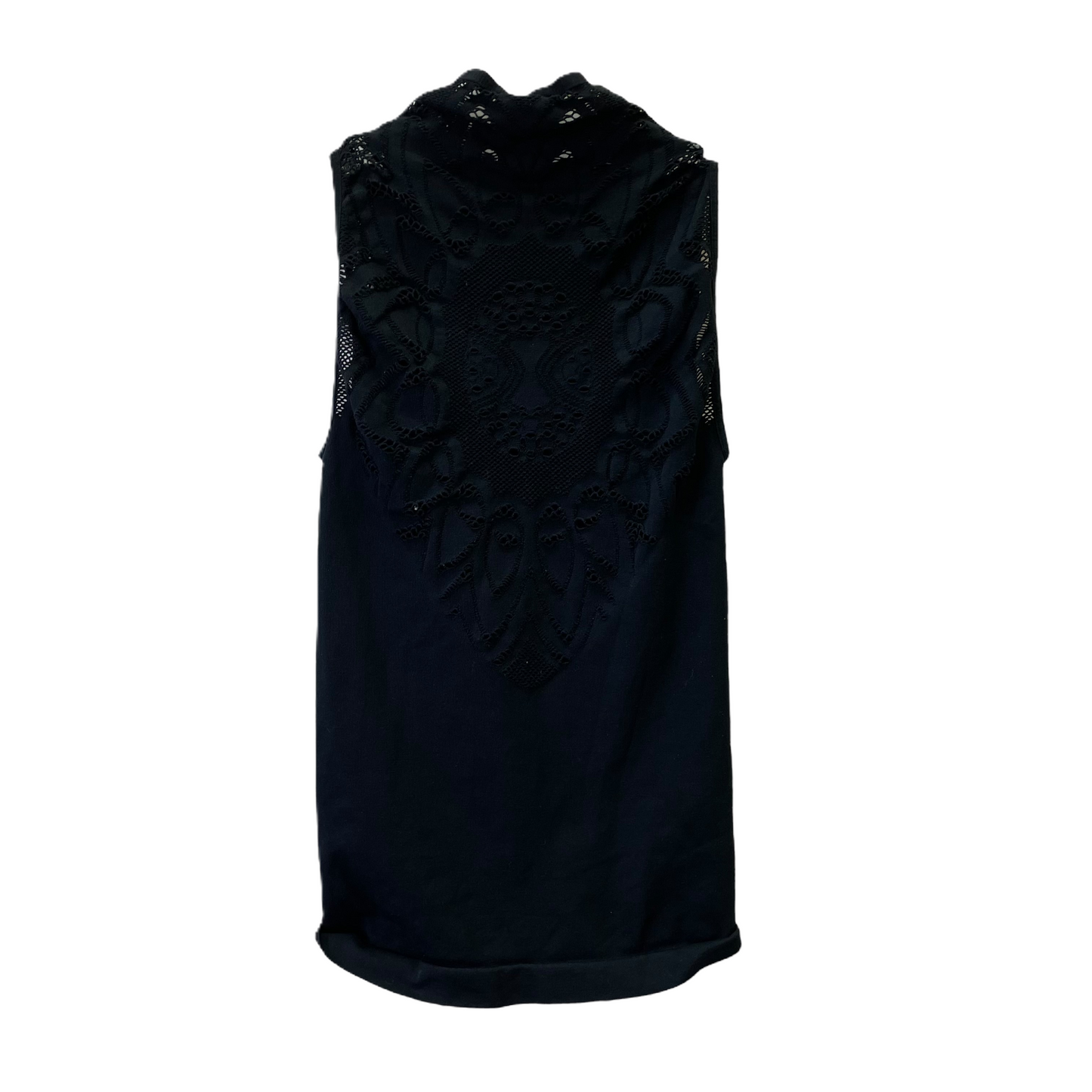 Black Top Sleeveless By Bebe, Size: M