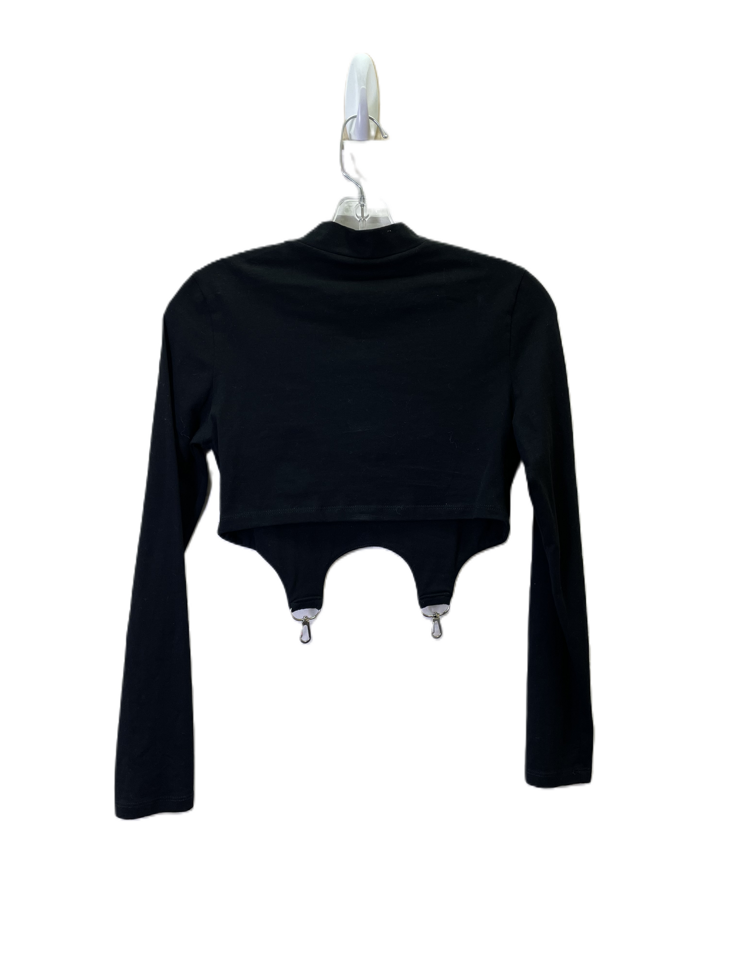 Top Long Sleeve By Cme In Black, Size: S