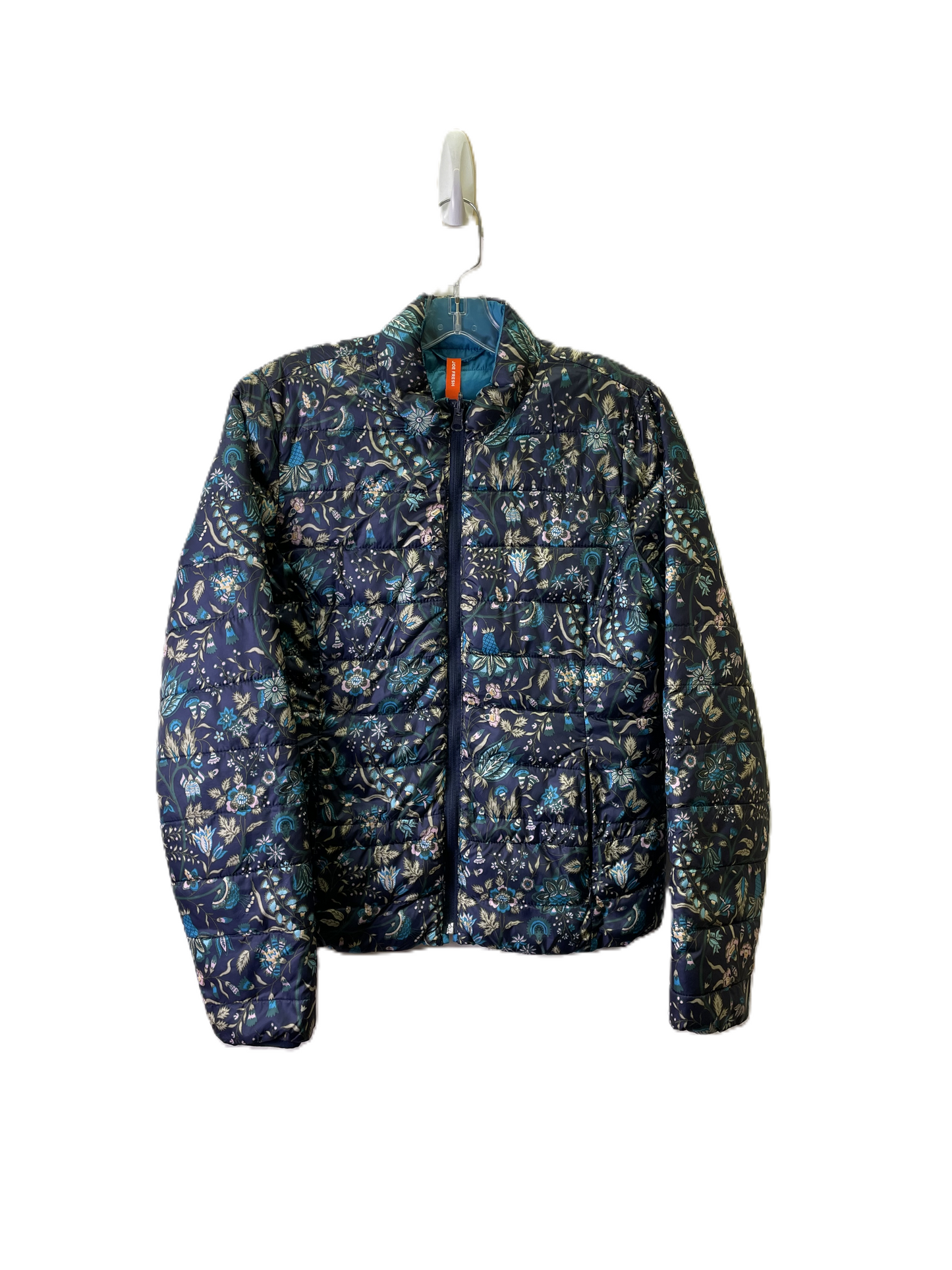 Jacket Puffer & Quilted By Joe Fresh In Blue, Size: S