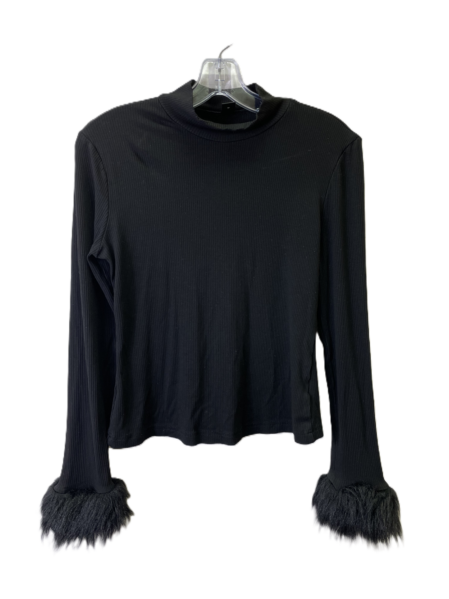 Top Long Sleeve By Shein In Black, Size: L