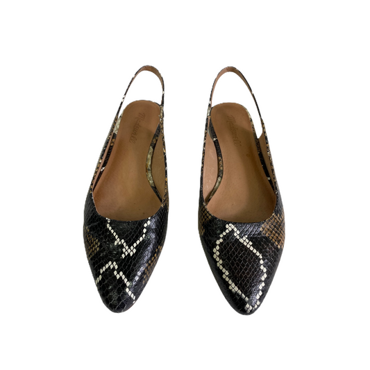 Shoes Flats By Madewell In Animal Print, Size: 7.5