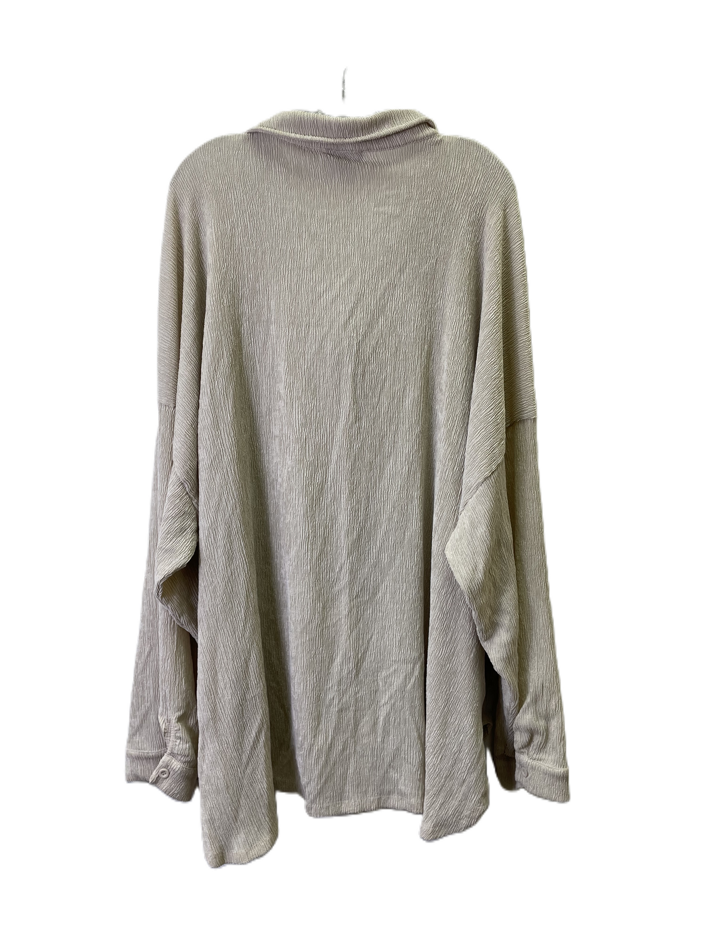 Top Long Sleeve By Pretty Little Thing In Taupe, Size: 4x