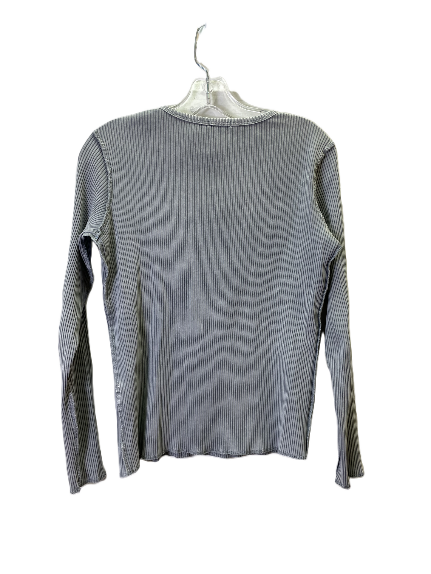 Top Long Sleeve By Udel In Grey, Size: S