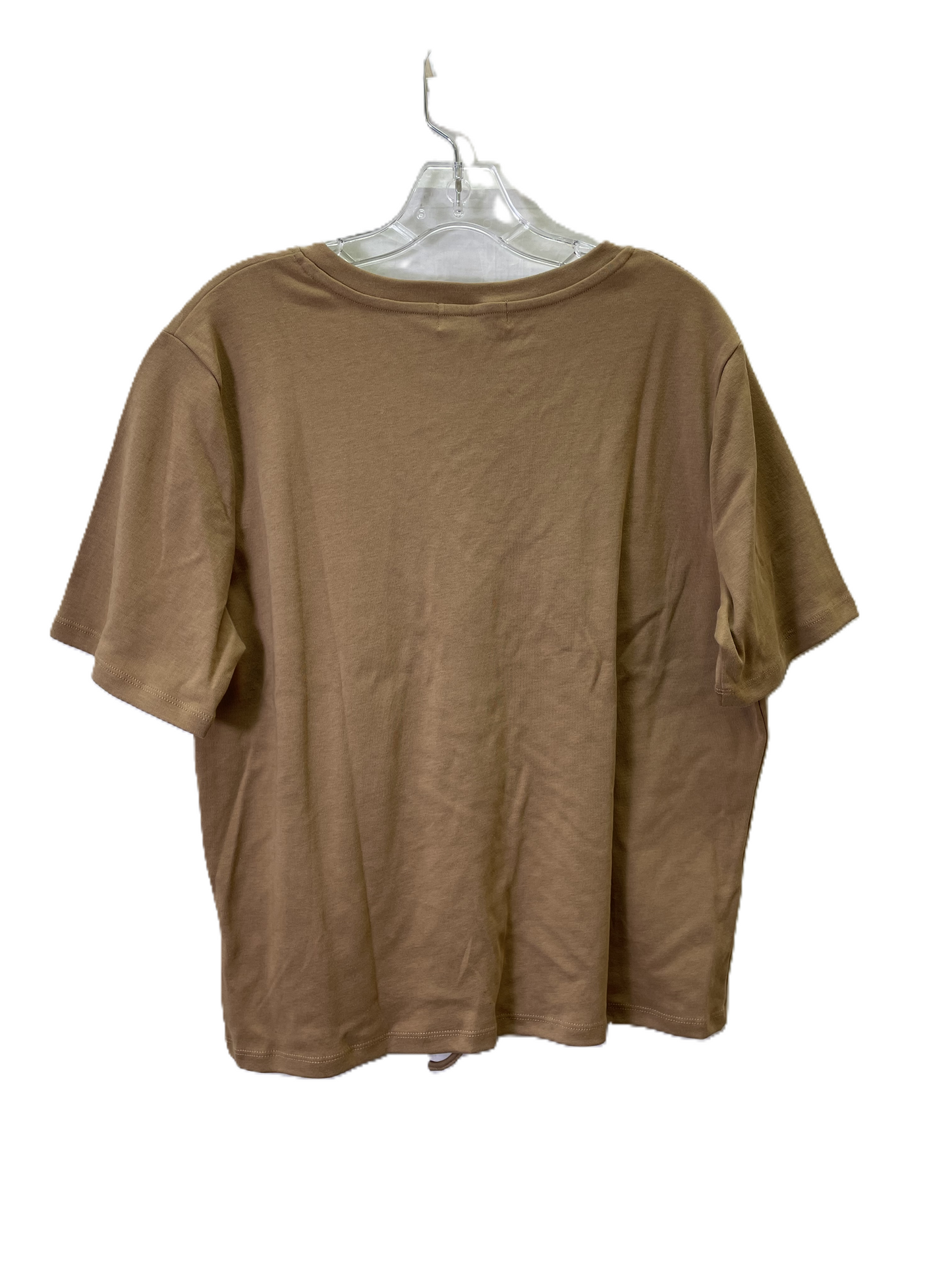 Top Short Sleeve By Lamarque In Tan, Size: L