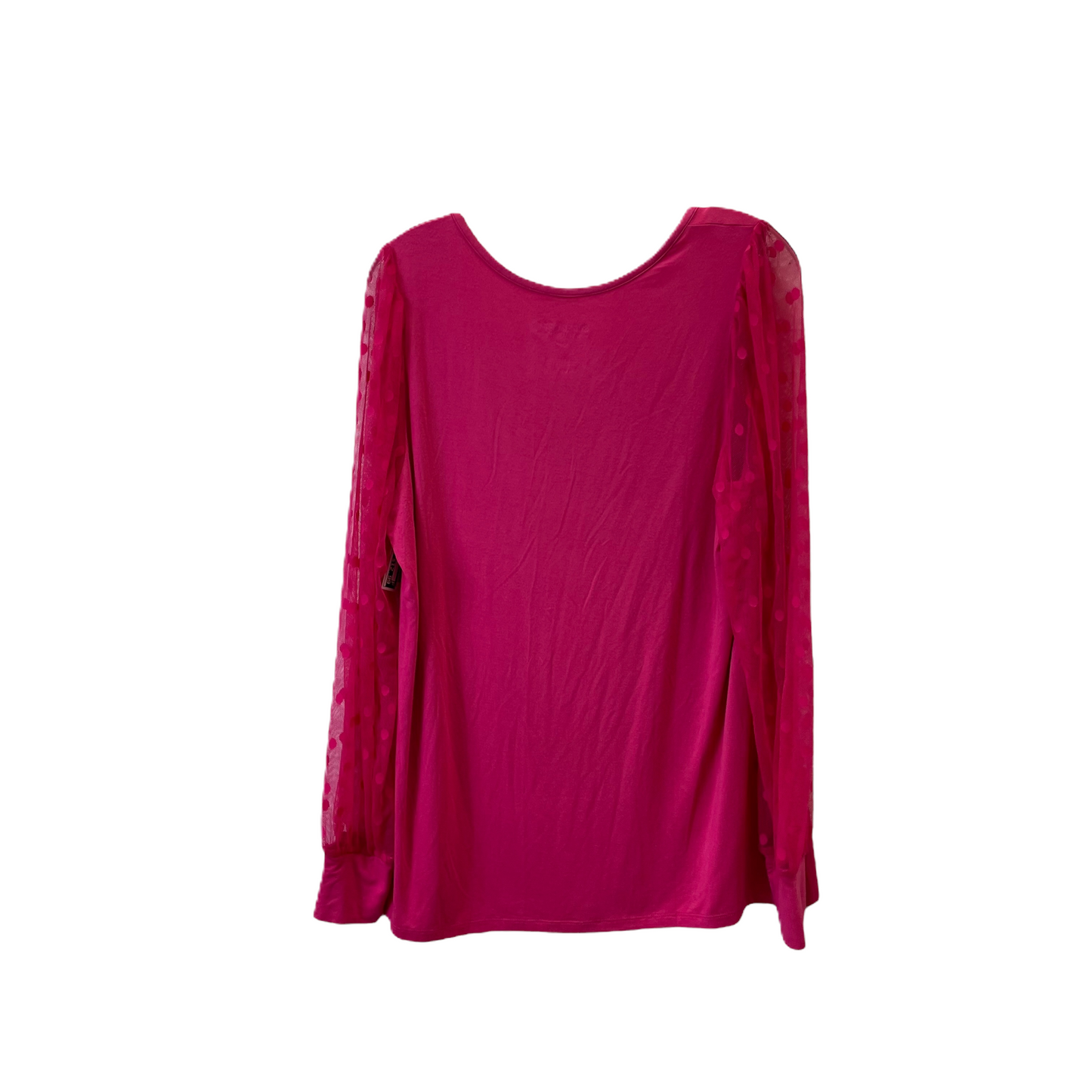 Pink Top Long Sleeve By Torrid, Size: L